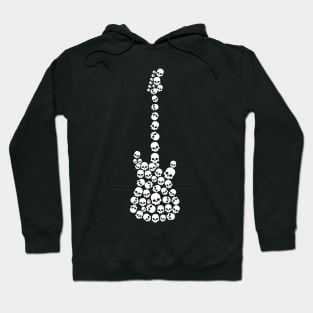 Skull Guitar - Electric Guitar - Guitar Hoodie